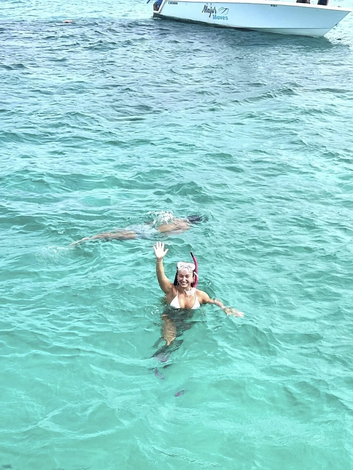 Woman snorkeling